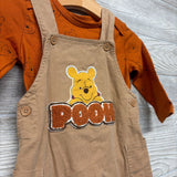 Corduroy Overalls LS Bodysuit Winnie The Pooh 12M