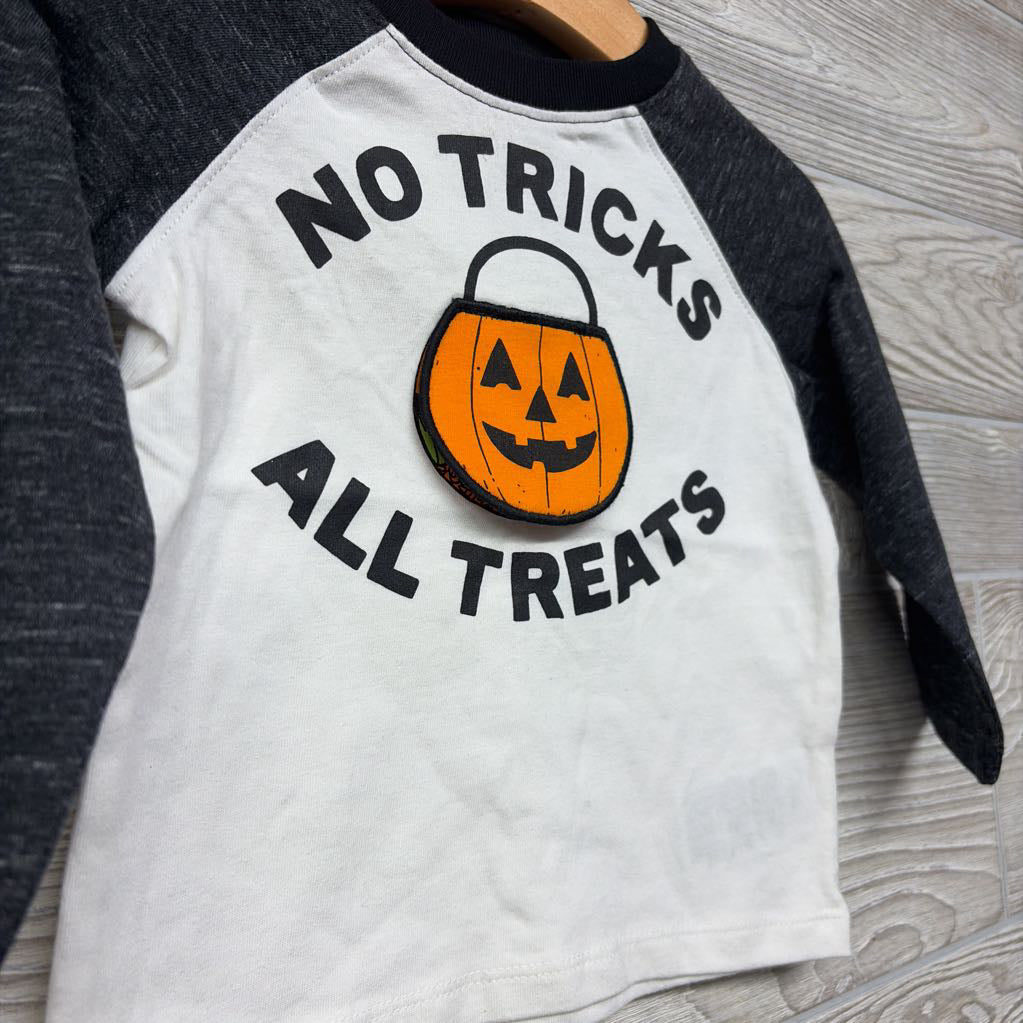 Shirt No Tricks All Treats 12-18M