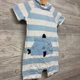 NEW Romper W/ Hood Shark 24M