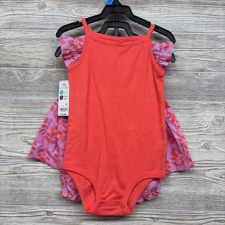 NEW 3 Pc Outfit Flowers 24M