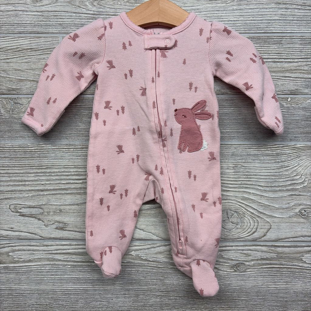 Waffle Knit Sleeper Rabbit NB