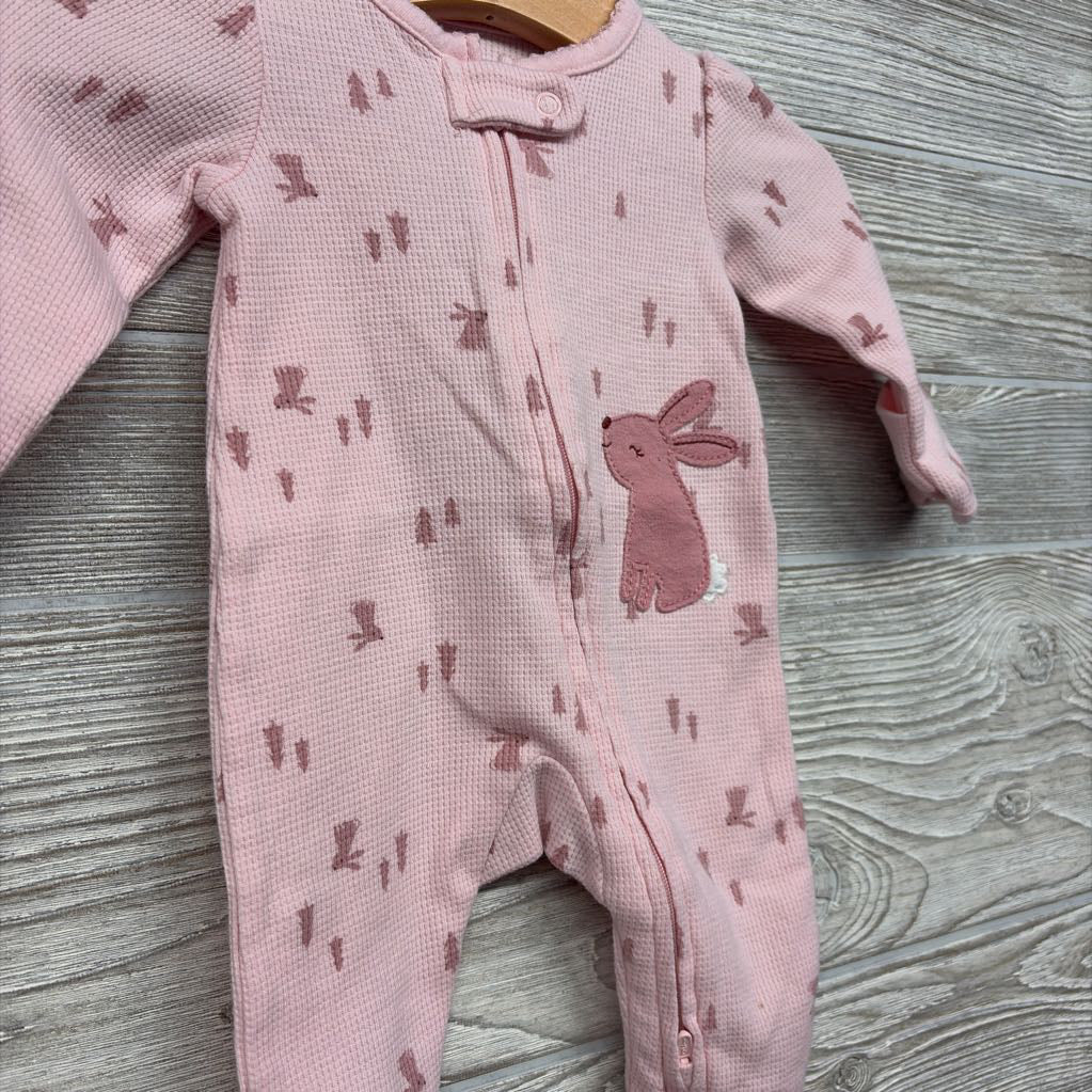 Waffle Knit Sleeper Rabbit NB