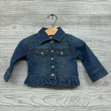 Denim Jacket Ruffles 6-9M
