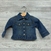 Denim Jacket Ruffles 6-9M
