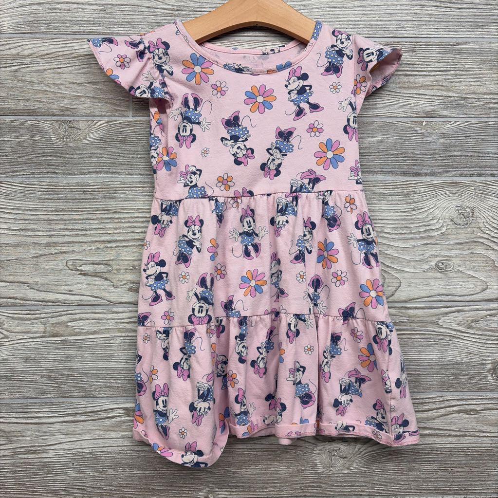 Ruffle Sleeve Dress Minnie Mouse 5t