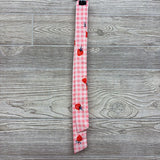 Tank Ruffle Dress Gingham Strawberries 6-9M