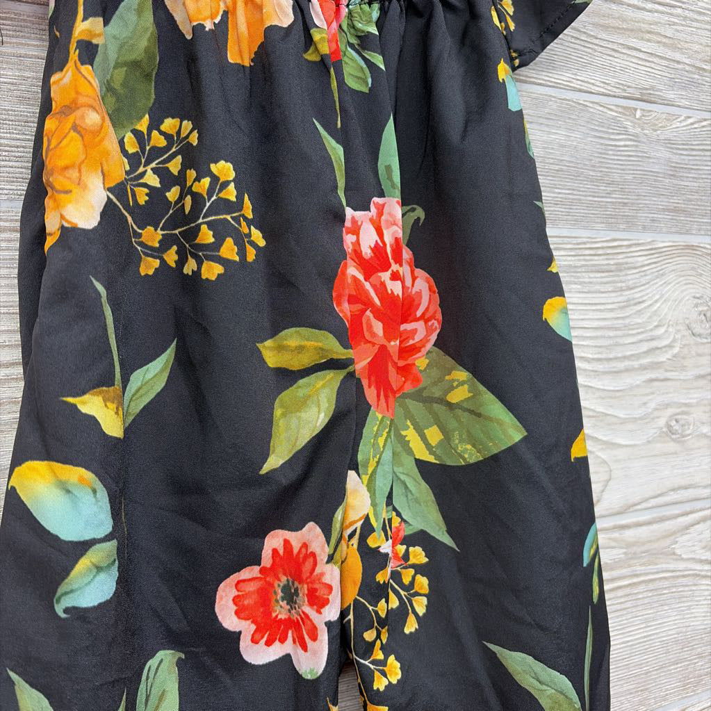 Off Shoulder Jumpsuit Flowers 12-18M