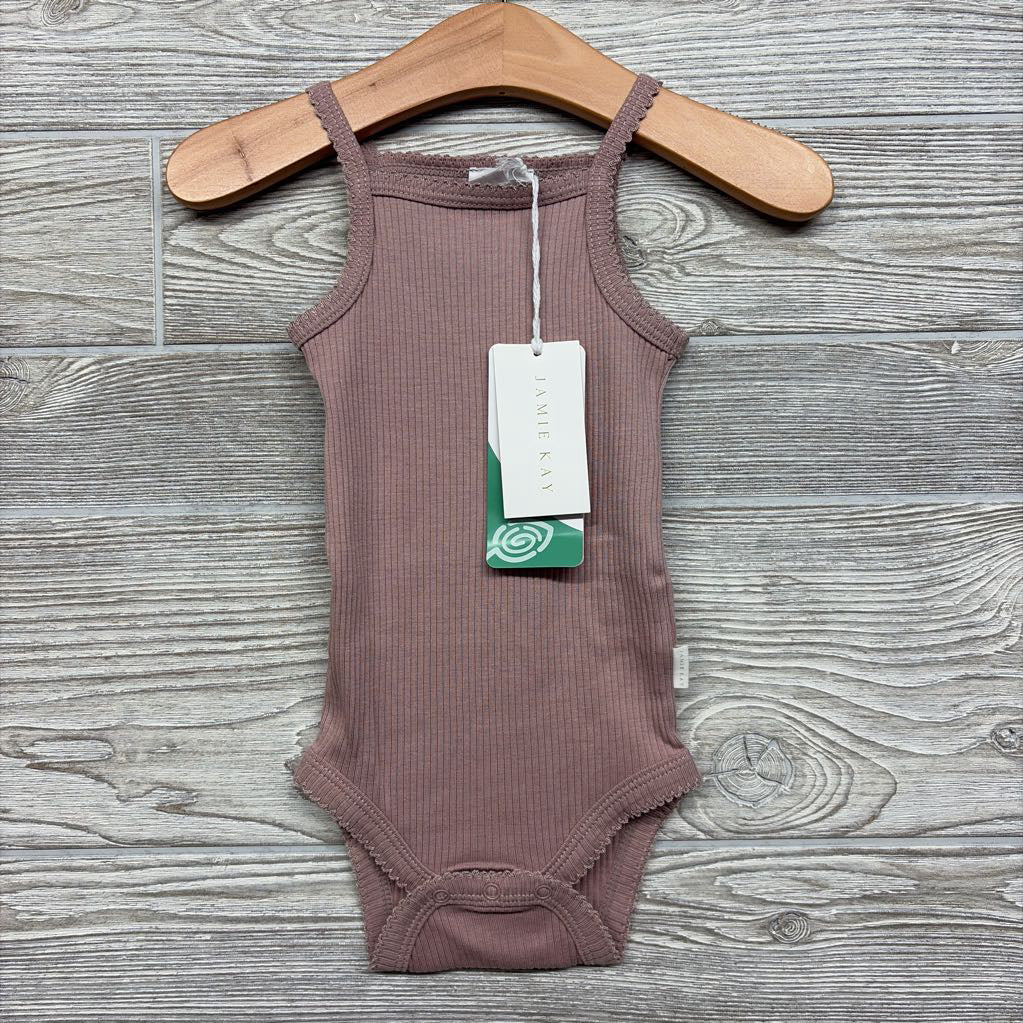NEW Organic Ribbed Tank Bodysuit 6-12M
