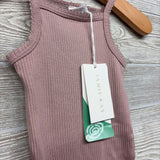 NEW Organic Ribbed Tank Bodysuit 6-12M