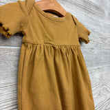 Ribbed Dress Lettuce Trim 12-18M