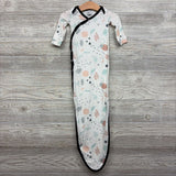 LS Side Snap PJ Gown Printed NB