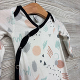 LS Side Snap PJ Gown Printed NB
