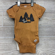 Nw/oT 3 Pk Bodysuits Go Wild Deer Buffalo Plaid NB