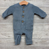 LS Weathered Waffle Knit Henley Outfit 3M