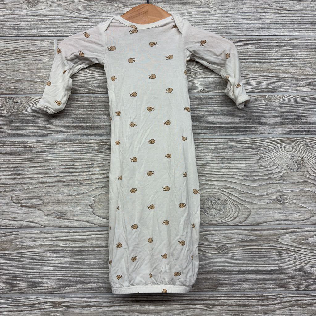 LS Purely Soft PJ Gown Snails Preemie
