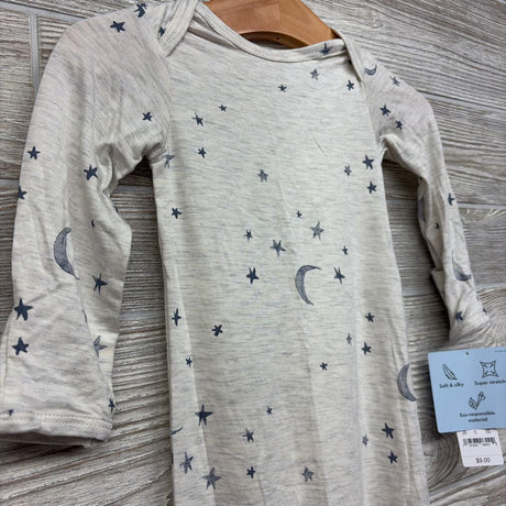 NEW Comfy Soft PJ Gown Stars Moons 3M