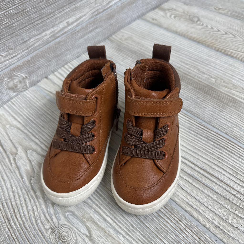 Side Zip Velcro Shoes 5c