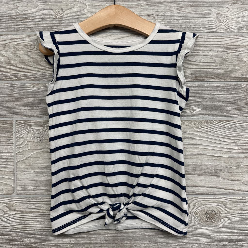 Flutter Sleeve Shirt Stripes 6-6x