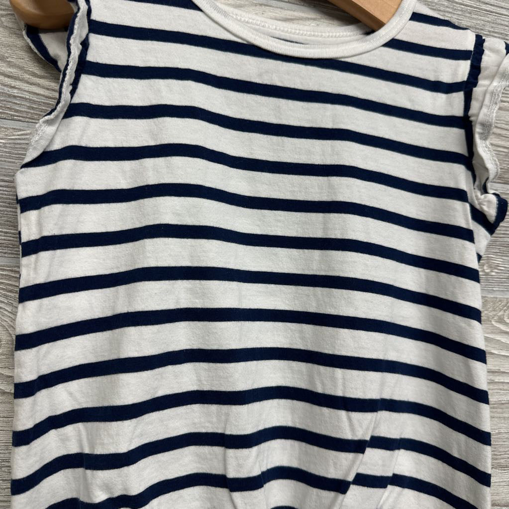 Flutter Sleeve Shirt Stripes 6-6x