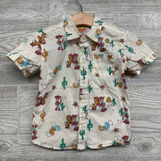 Button Up SS Shirt Characters 3t
