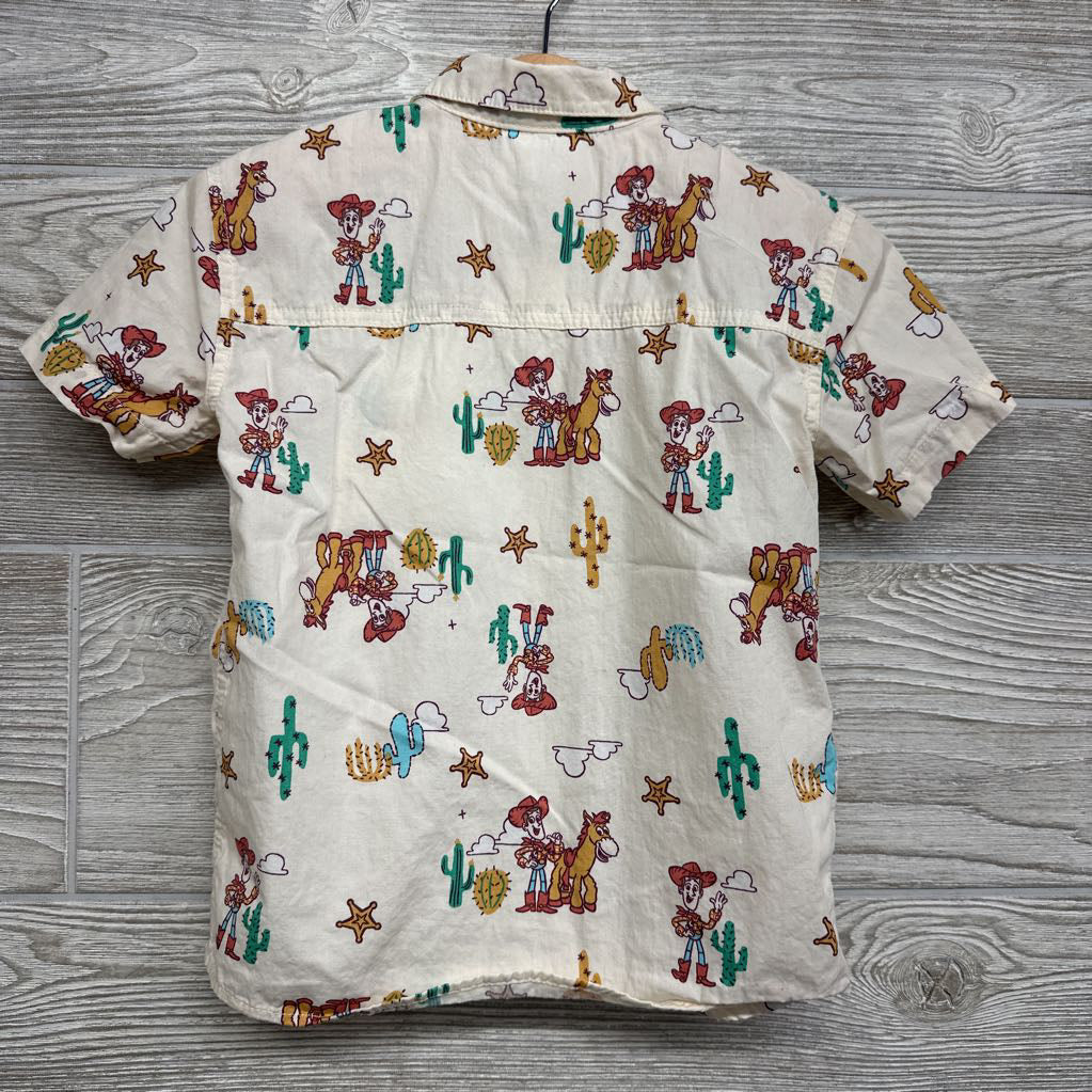 Button Up SS Shirt Characters 3t