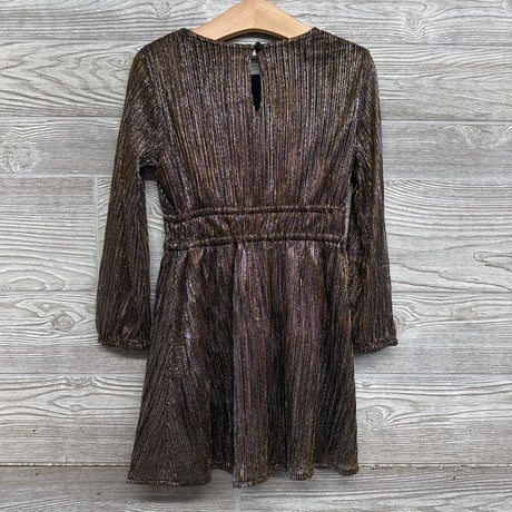 Metallic Stripe LS Dress 6-7