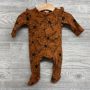 Ribbed Outfit Flowers W/ Ruffles 0-3M