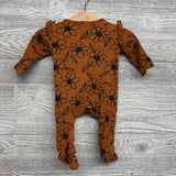 Ribbed Outfit Flowers W/ Ruffles 0-3M