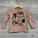 LS Shirt Girls Rule The World 2t