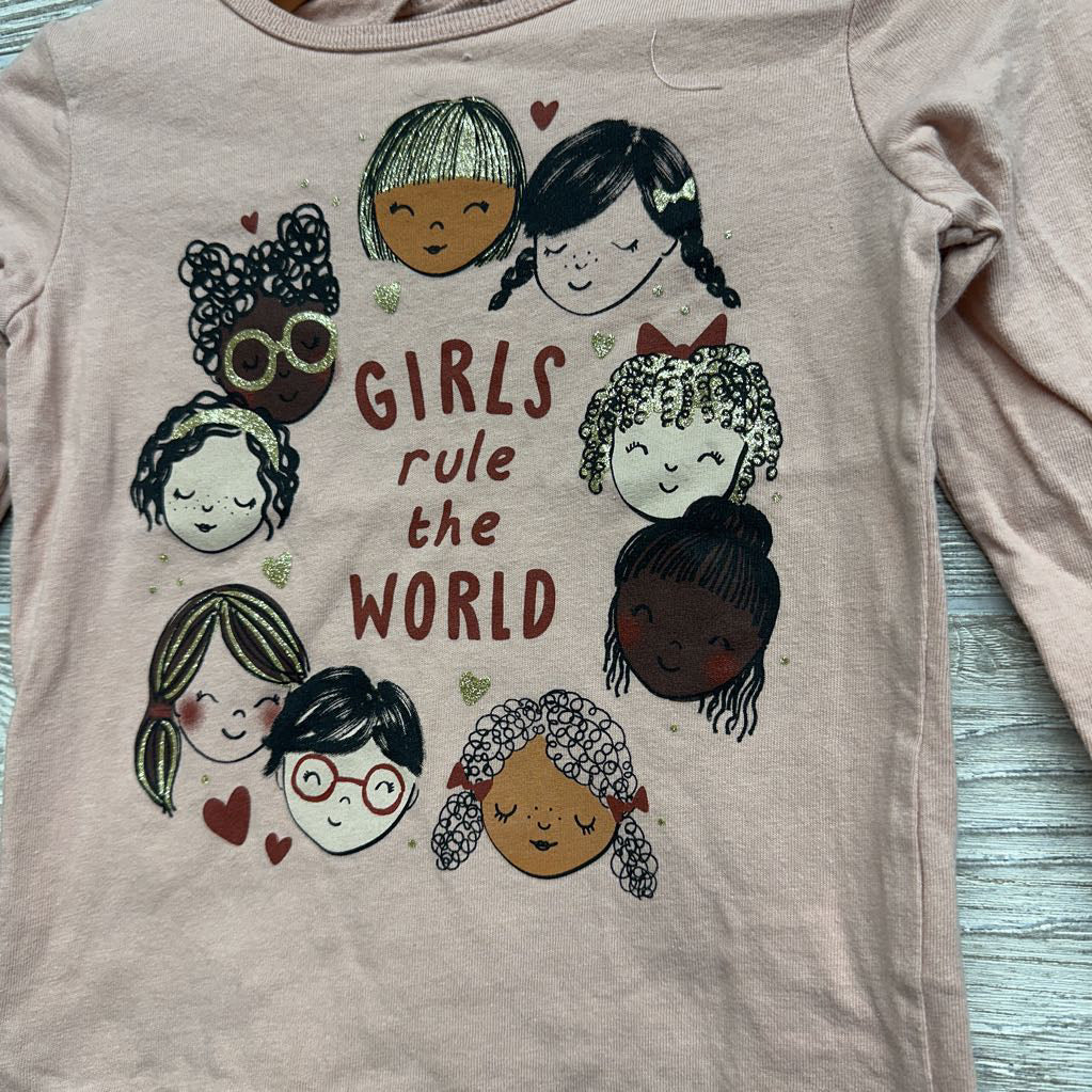 LS Shirt Girls Rule The World 2t