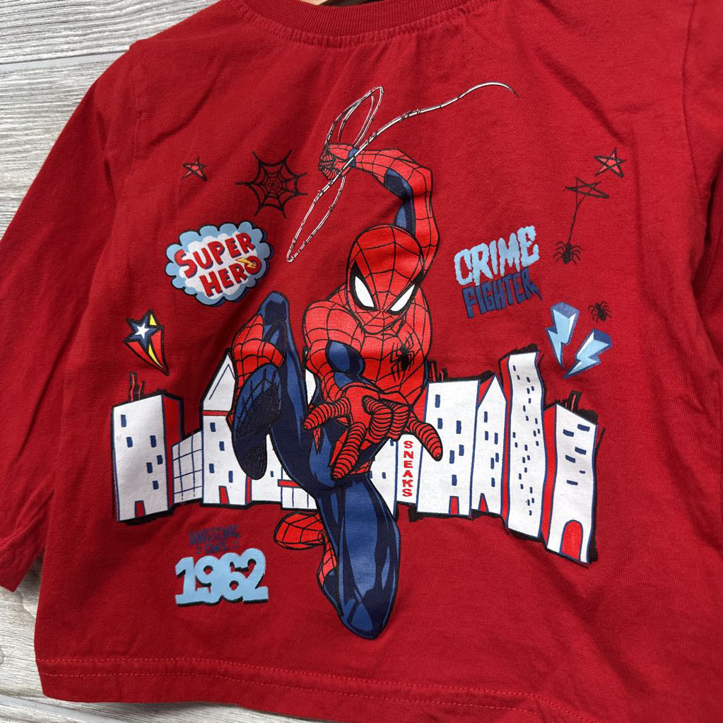 LS Shirt Spider-man Crime Fighter 2t