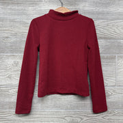 NEW Glitter Ribbed Mock Neck Shirt 6-7
