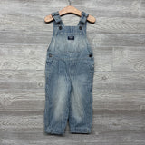 Overalls Striped 3t