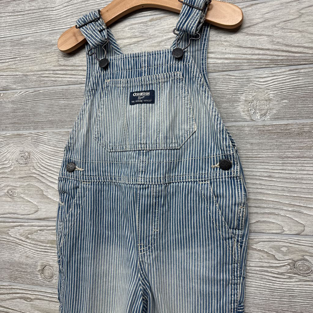 Overalls Striped 3t