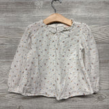 Muslin Shirt Flowers & Corduroy Jumper 4t