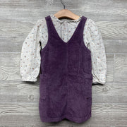 Muslin Shirt Flowers & Corduroy Jumper 4t