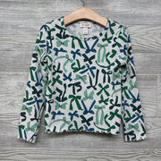 Lettuce Trim Ribbed LS Shirt Bows 4-5