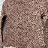 Lettuce Trim Ribbed LS Shirt Animal Print 4