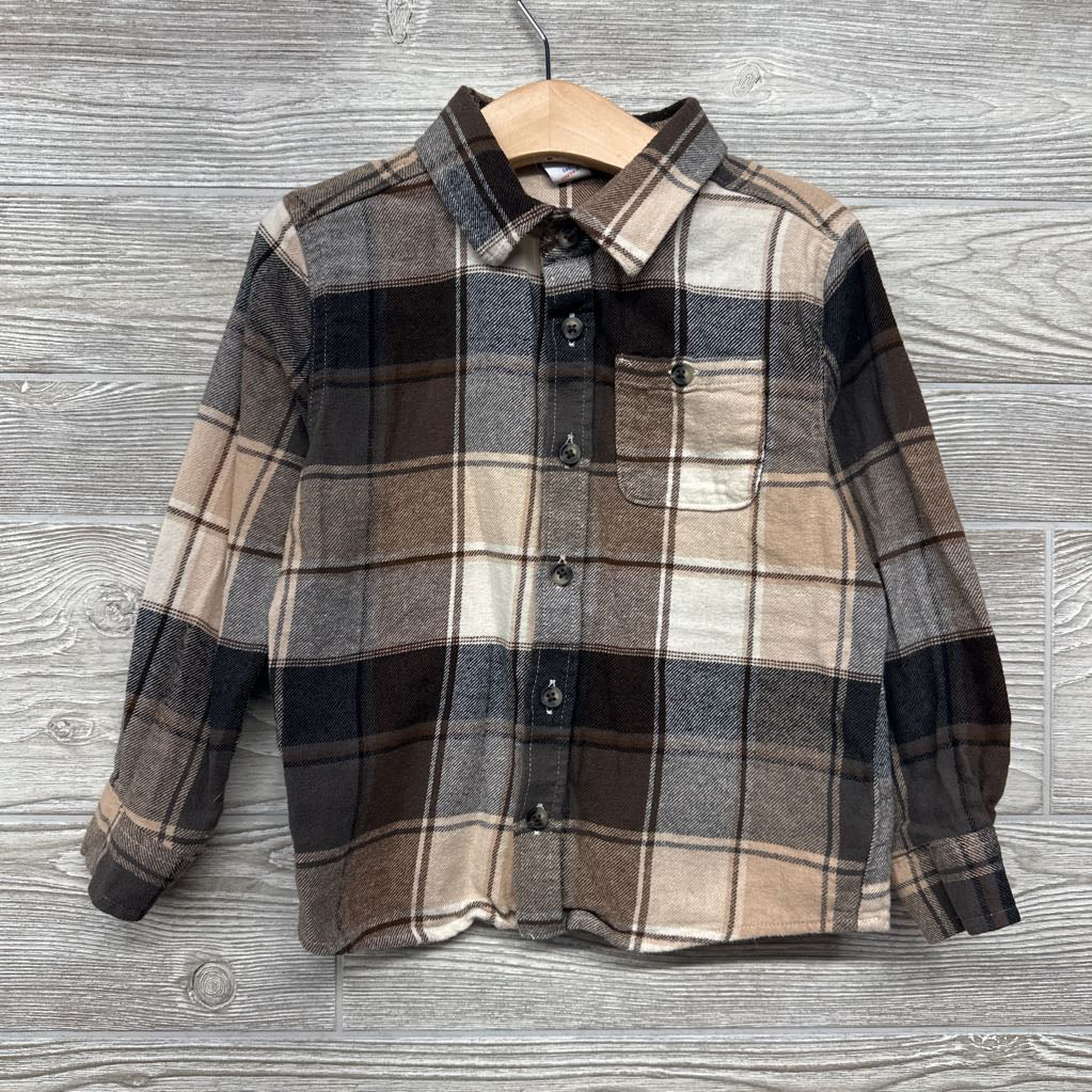 Plaid Button Up Shirt 5t