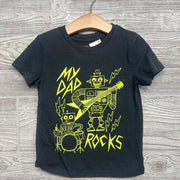 Shirt My Dad Rocks 4t