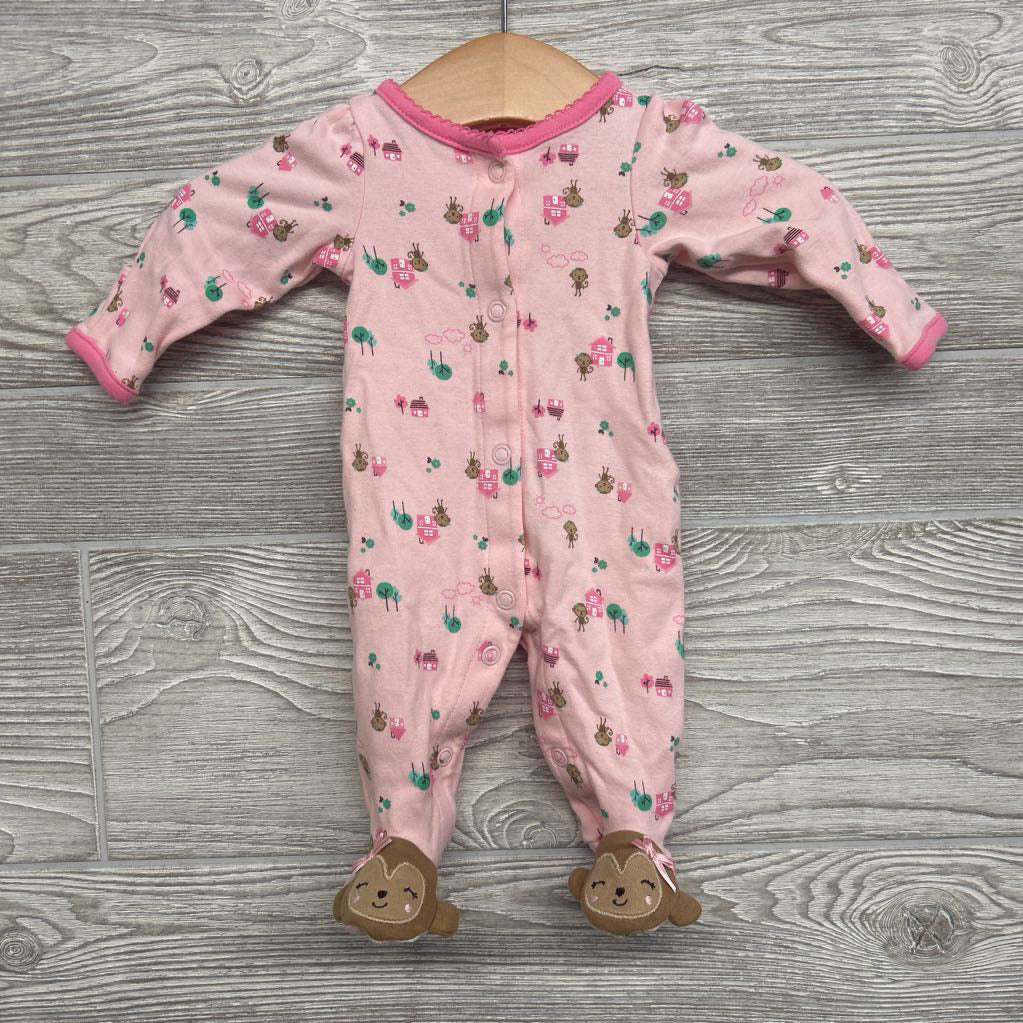 Snap Up Sleeper Monkey Preemie