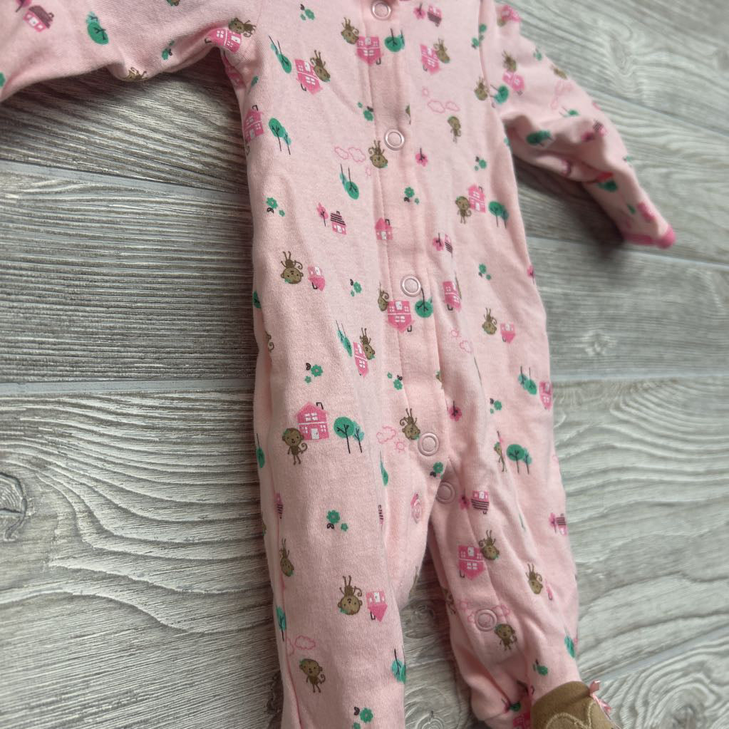 Snap Up Sleeper Monkey Preemie