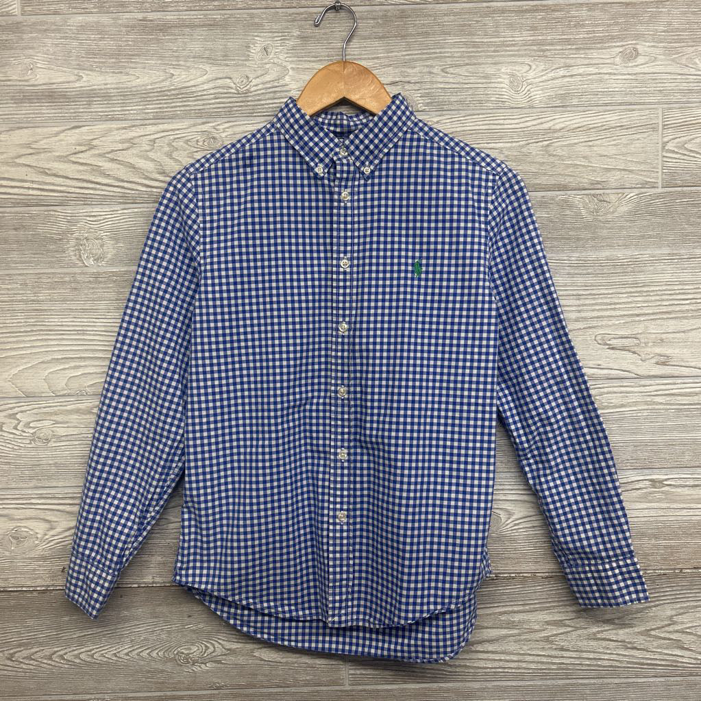 Gingham Button Up Shirt 14-16