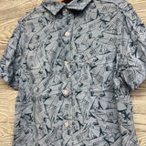 Button Up SS Shirt Sharks 6-7