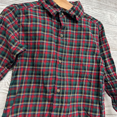 Plaid Button Up Shirt 3t