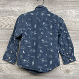 Chambray Button Up Shirt Bears 3t