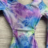 1 Pc Swimsuit Leaves 8