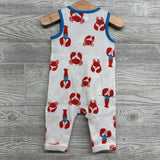 NEW Waffle Knit Henley Outfit Lobsters 3-6M