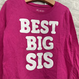 NEW LS Shirt Best Big Sis 5-6