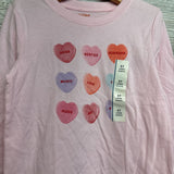 NEW Shirt Hearts 5t